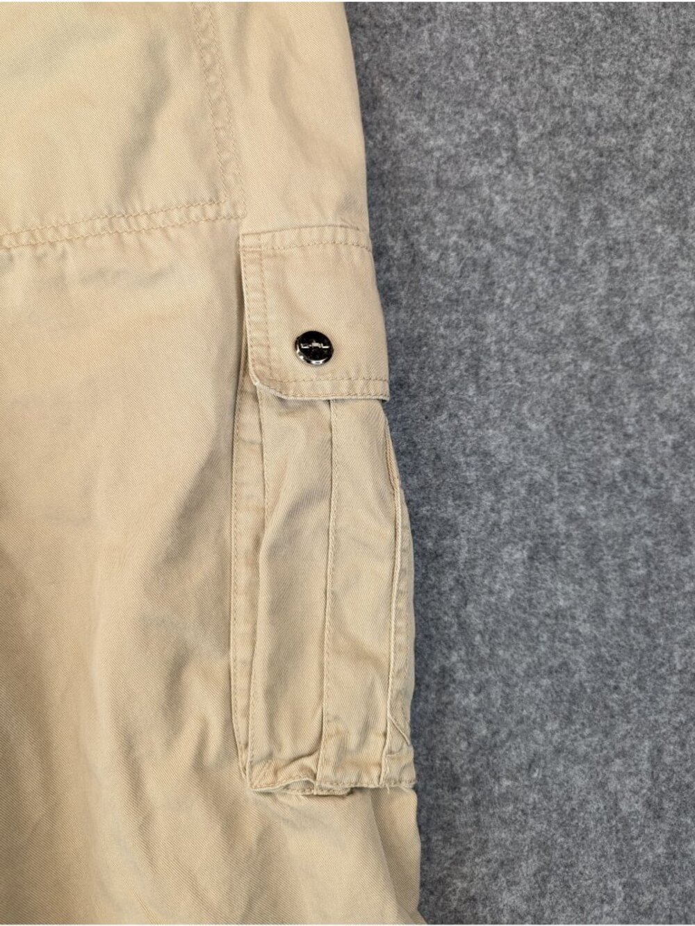 Lauren Ralph Lauren Womens 12 Khaki Cargo Hiking Pants Straight Leg Lightweight - Picture 6 of 12